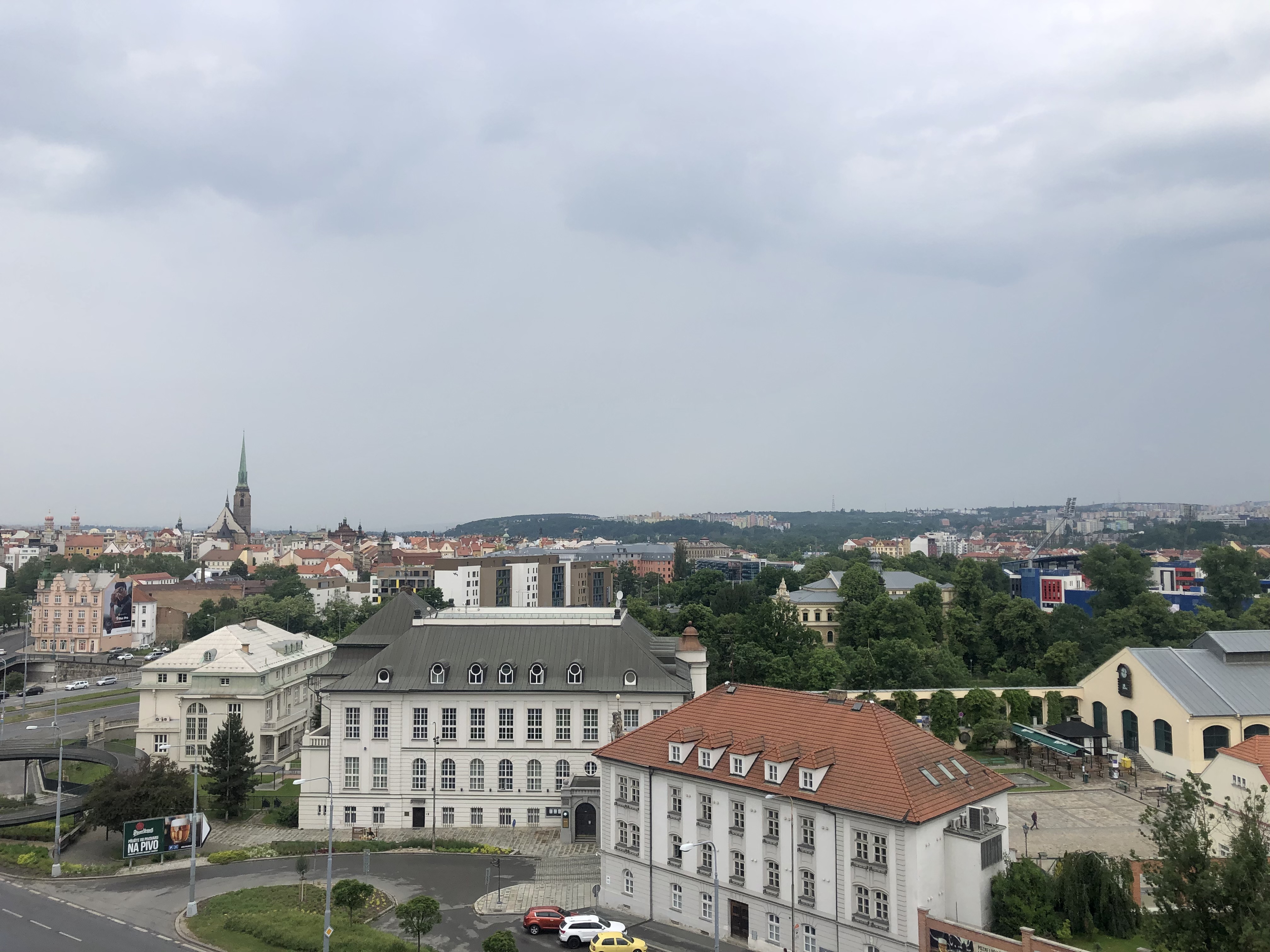 Kanceláře nabízí jedinečné výhledy na Plzeň