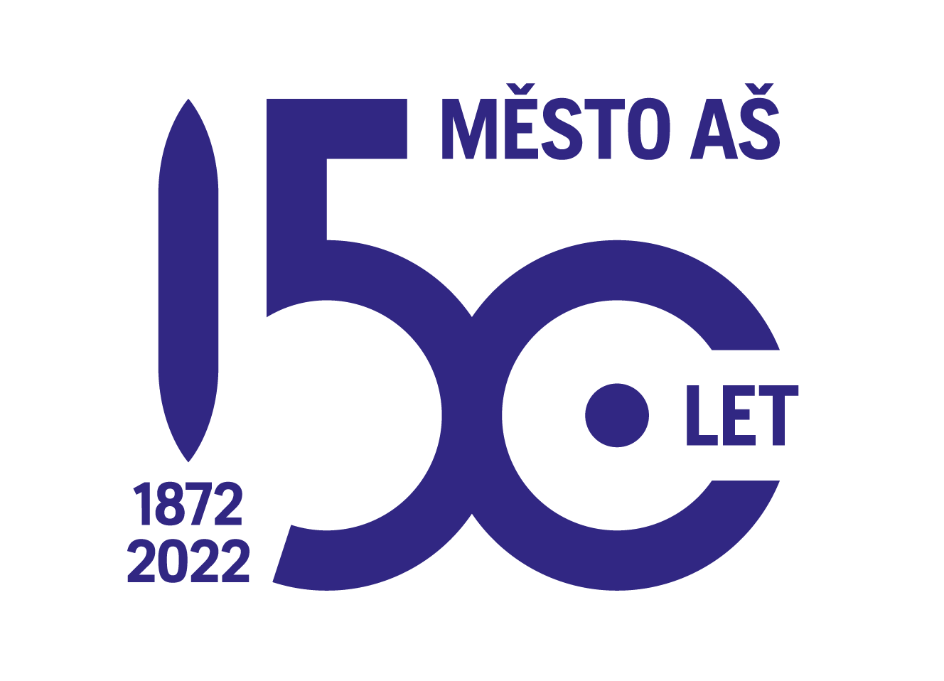 Aš logo 150 let cz barva