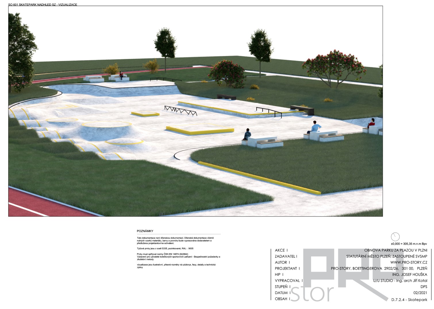 zaPlazou Skateboardové hřiště vizualizace by UUstudio D.7.2.4 JPGscreen