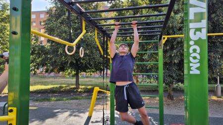 V Bolevci vyrostlo na přání obyvatel nové workoutové hřiště