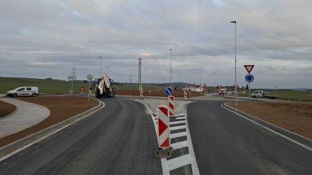 Po třech letech končí práce na hlavním tahu v Nezvěsticích