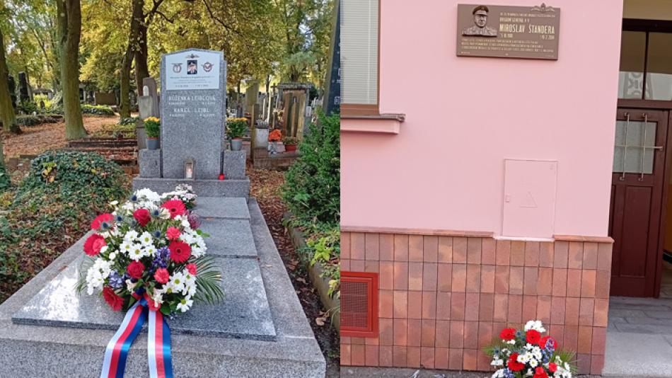 Plzeň si připomněla výročí narození brigádního generála Miroslava Štandery