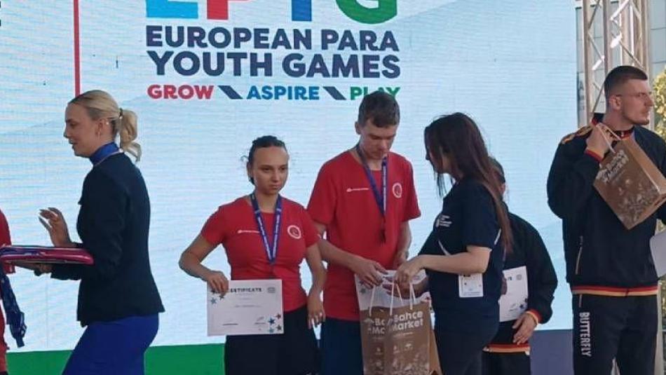 Tomáš Novotný z Chodova přivezl bronz z Evropských paralympijských her mládeže