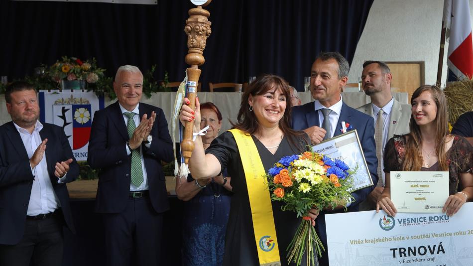 Vesnicí Plzeňského kraje roku 2025 je Trnová