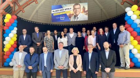 Koalice SPOLU představila lídry do komunálních voleb v Plzni i do Senátu