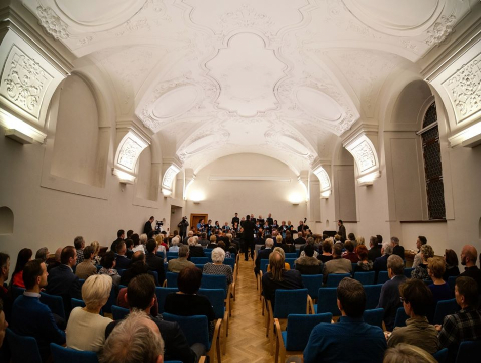 Opravený refektář barokní jezuitské koleje v Klatovech si prohlédli první návštěvníci