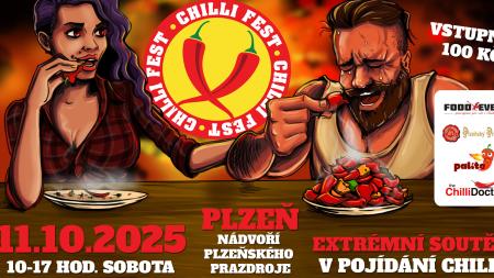 Nejostřejší sobota roku v Plzni! Užijte si Chilli Fest Plzeň 2025