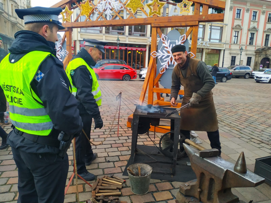 policie, advent, hlídky