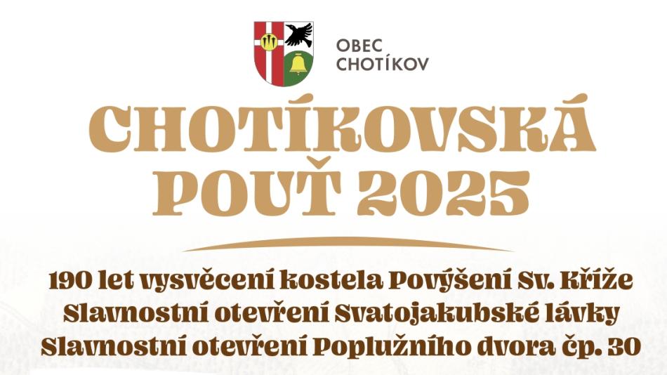 Chotíkovská pouť začne už ve čtvrtek, veselit se můžete čtyři dny