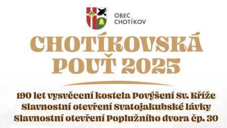 Chotíkovská pouť začne už ve čtvrtek, veselit se můžete čtyři dny