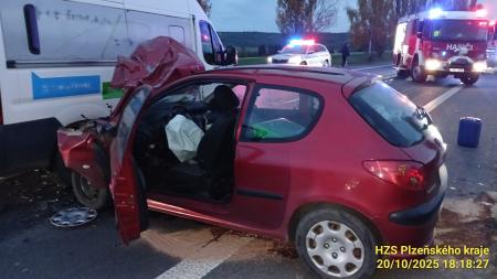 Vážná nehoda u Seče má dohru. Opilou a zfetovanou řidičku obviní kriminalisté z pokusu o vraždu!