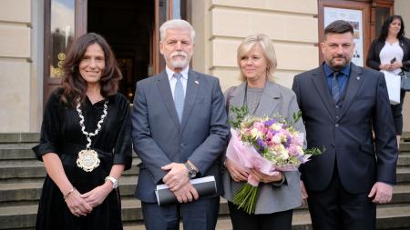 Prezident Petr Pavel zahájil návštěvu Karlovarského kraje