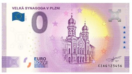Plzeňské infocentrum vydává speciální bankovku ke 130. výročí otevření Velké synagogy