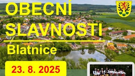 Obec Blatnice chystá oslavy, zatančí i skupina Máj
