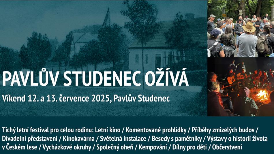 Vysídlený Pavlův Studenec se mění v místo setkávání Čechů a Němců