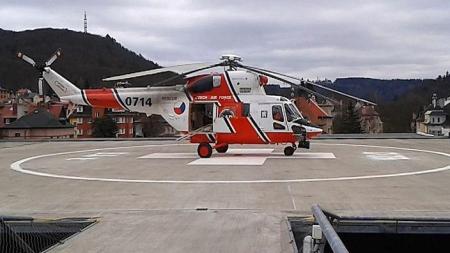 Heliport na karlovarské nemocnici projde modernizací