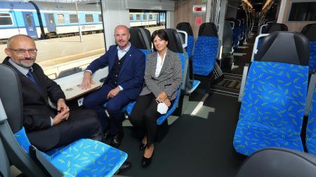 Plzeňský kraj představil nové vlaky