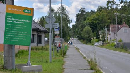 V plzeňské části Valcha začala velká rekonstrukce důležité silnice