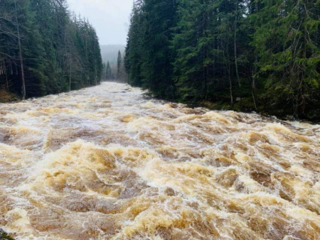 Řeky povodeň Šumava