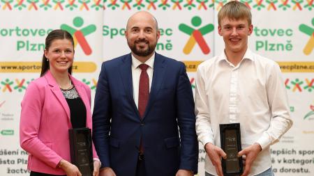 Sportovci Plzně jsou házenkář Baumruk a multifunkční talent Matějovičová