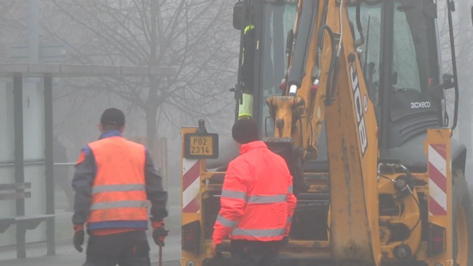 Začala oprava tramvajové trati v Koterovské ulici.