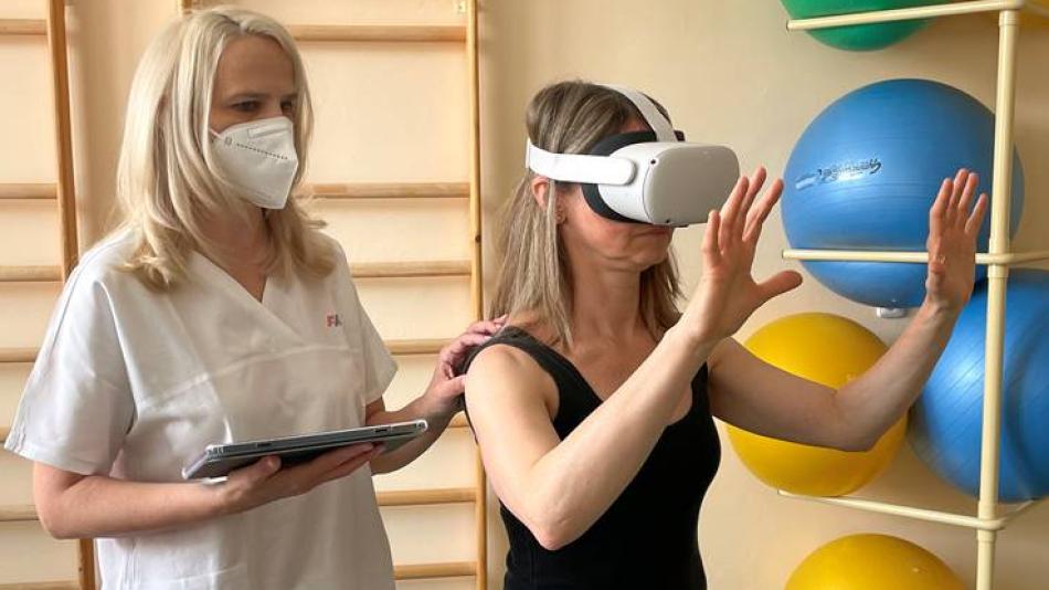 Virtuální realita pomáhá pacientům s rehabilitací