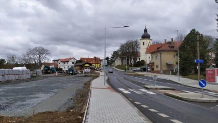 Začíná poslední etapa rekonstrukce hlavního tahu v Nezvěsticích