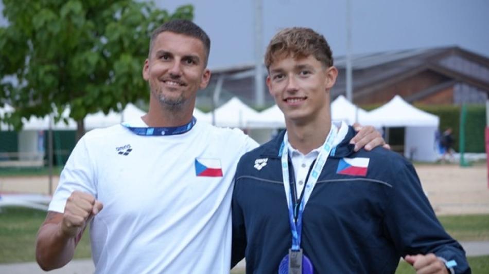 Stříbro z ME, bronz z mistrovství světa. Obou medailí si vážím stejně, říká plavec Jan Foltýn