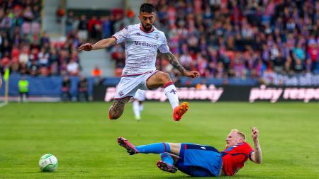 Plzeň dostala bitvu s Fiorentinou do prodloužení, v něm už v deseti neodolala tlaku a v Konferenční lize končí