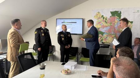 Rada centrálního obvodu ocenila statečného strážníka