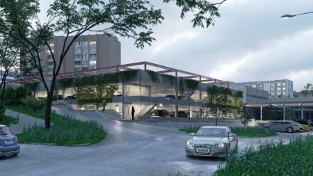 Plzeň postaví třípodlažní parkovací dům na Lochotíně, řidičům nabídne 173 parkovacích míst