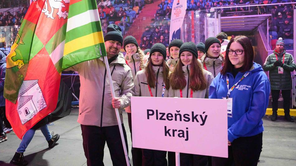 Zimní olympiáda dětí a mládeže odstartovala, výpravu Plzeňského kraje přivedl Jaroslav Špaček