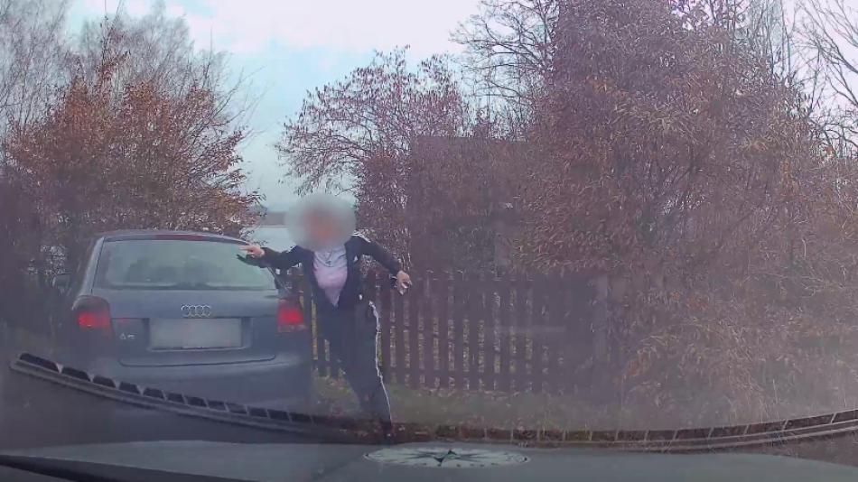 VIDEO: Zběsilá jízda u Františkových Lázní: Řidič bez řidičáku ujížděl policii, zastavil ho až varovný výstřel