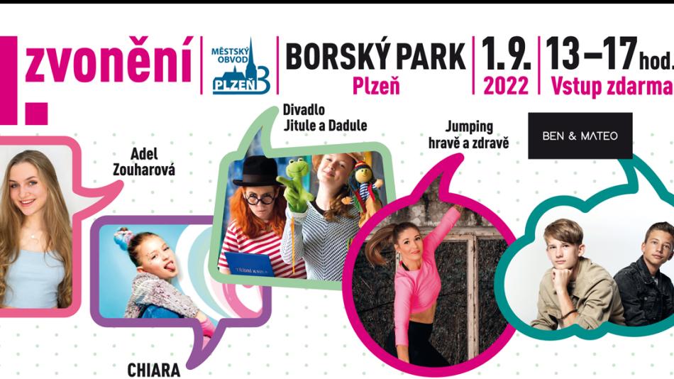 První zvonění v Borském parku přivítá nový školní rok