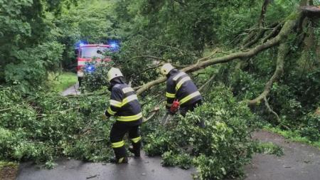 Aktualizováno: Plzeňský kraj zasáhly silné bouřky, na Sušicku a Klatovsku padají stromy!