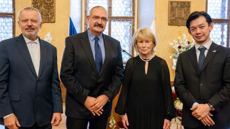 Plzeň při oslavách státního svátku udělila ocenění čtyřem významným osobnostem