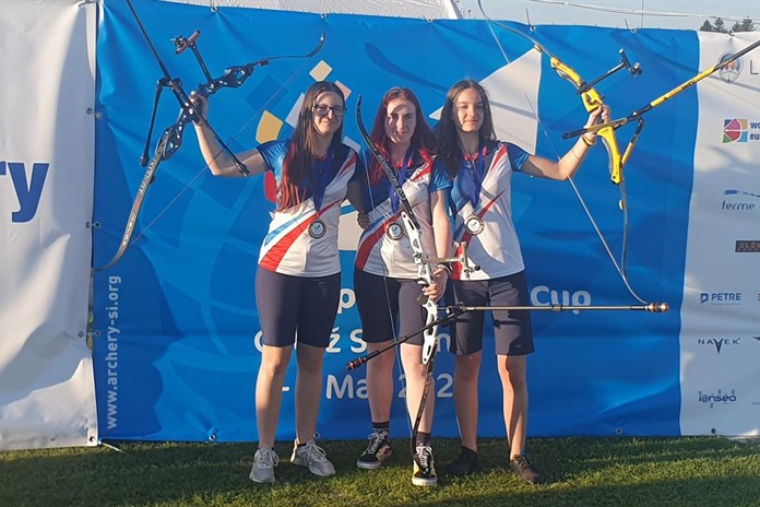 Plzeňské lukostřelkyně pokračují v medailovém tažení i na mezinárodním poli