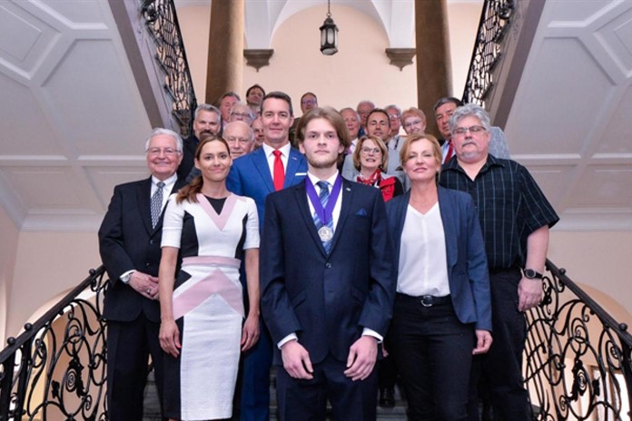 Stipendium generála Pattona obdržel student Gymnázia Františka Křižíka Michal Panuška