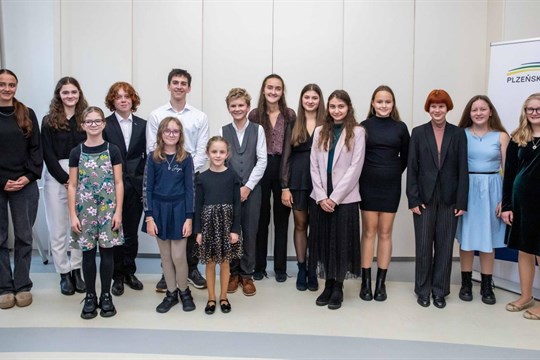 Žáci z celého kraje převzali ocenění za úspěchy v uměleckých soutěžích