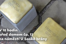 Další dva kameny zmizelých budou v Rokycanech před domem na náměstí...