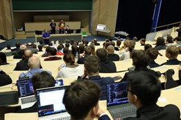 Studenti představili své projekty v rámci Technické olympiády...