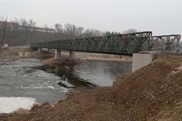 V Liblíně roste replika historického mostu, provizorium je nejdelší...