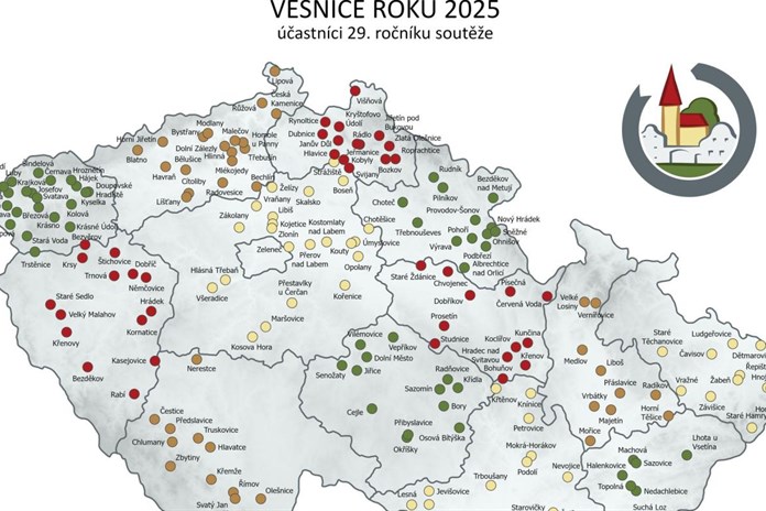 O titul Vesnice roku se v krajském kole utká 14 obcí