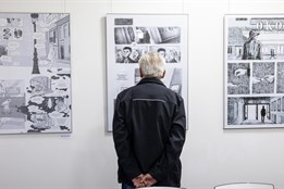 Výstava komiksů inspirovaných životem Franze Kafky je k vidění v...