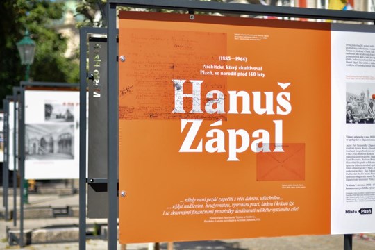 Výstava připomíná dílo a život významného architekta Zápala, komentovaná prohlídka se koná dnes odpoledne