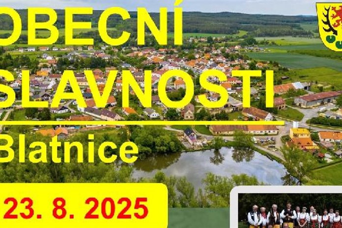 Obec Blatnice chystá oslavy, zatančí i skupina Máj