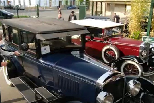 Podzimní jízda Pragaklubu dorazila do Plzně