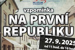 Rokycany oživí v sobotu Vzpomínka na první republiku