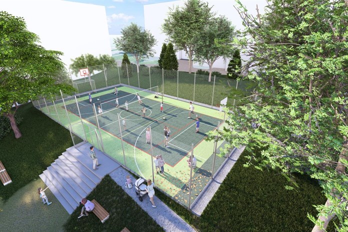 Na Doubravce budou mít nové multifunkční hřiště, přáli si ho obyvatelé