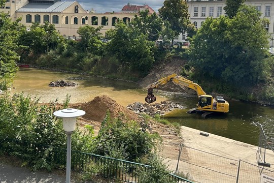 Vodárna zahájila rekonstrukci vodovodní shybky pod řekou Radbuzou